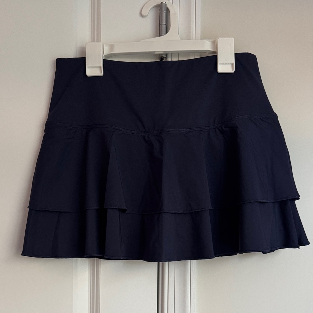 Fila Navy Tiered Tennis Skort
